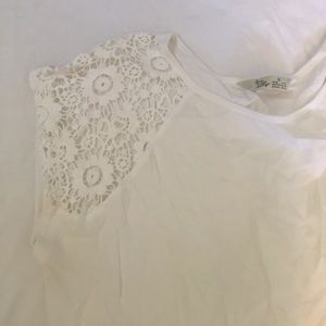 White lace top